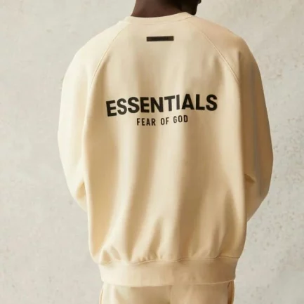 Fear God Essentials Cream Solo SweatShirt